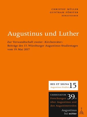 cover image of Augustinus und Luther